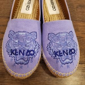Brand new Kenzo lavender Canvas Espadrilles